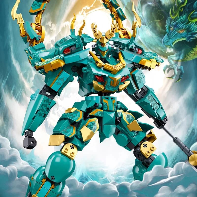 Blocchi di Costruzione Modello Robot Meccanico Giochi Classici, Set di Mattoncini Creativi per Action Figure da Film, Giocattoli e Regali per Bambini Sluban