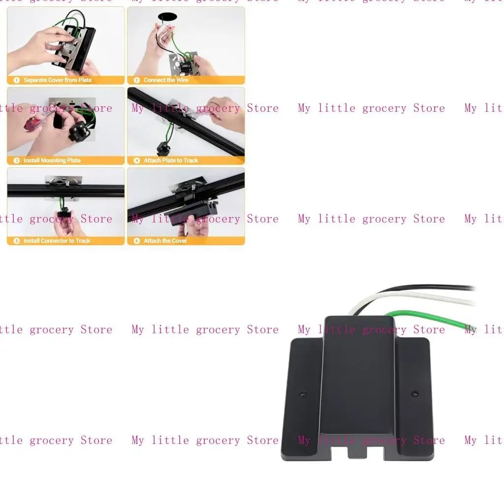 D5BD Rimovibile Power Power LEGGE LED LED STRIPS RAILA DISTRIBILE da installare