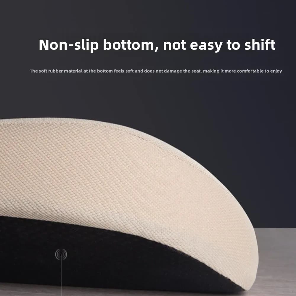 Cuscini per Auto Comfort 2 in 1 con Supporto Lombare in Memory Foam, Design Ergonomico Portatile per Auto e Camion
