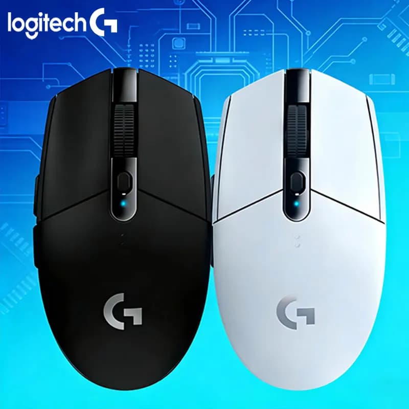Mouse da Gaming Logitech G304 con Effetti di Illuminazione RGB, Lunga Durata della Batteria, Alta Risoluzione DPI, Compatibile con Desktop e Laptop