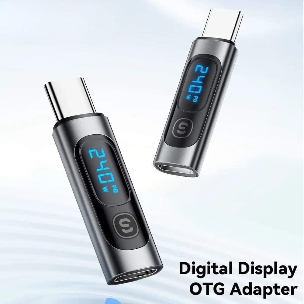 Adattatore per caricabatterie rapido USB C da 240 W Tipo C Blocco di ricarica PD QC4.0 con display digitale per laptop MacBook Pro/Air Samsung Galaxy
