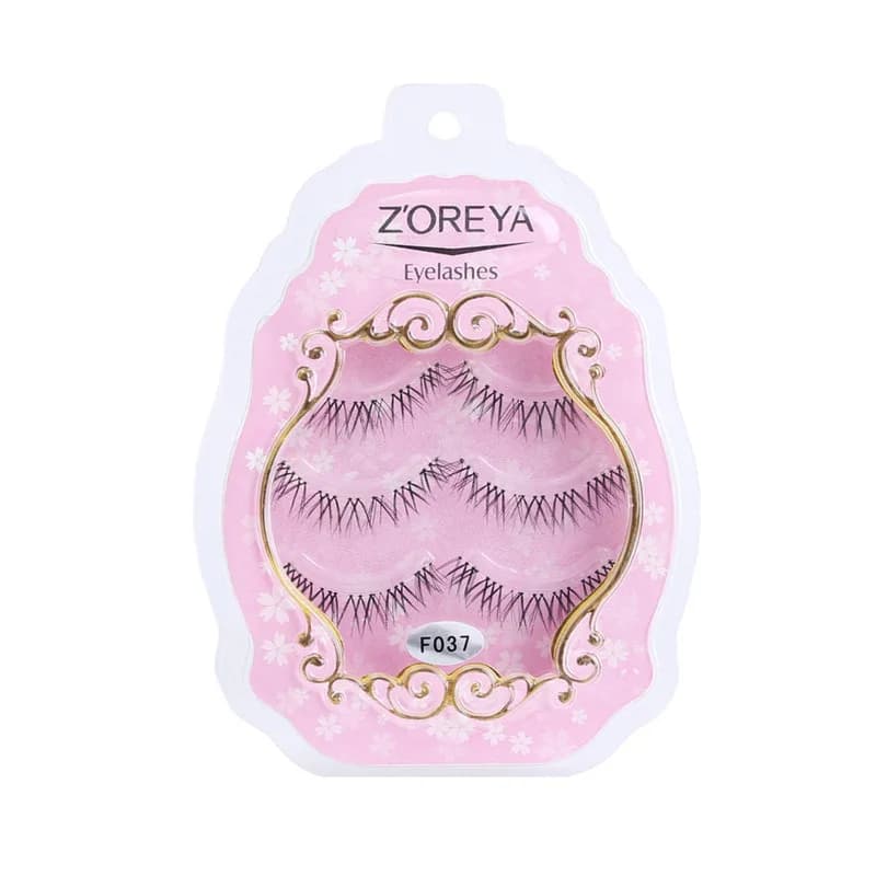 Trilogy of the lazy man of Zoreya: fake eyelashes for hair from comic fairy to tail of self-adhesive fish to bunch single natural imitation