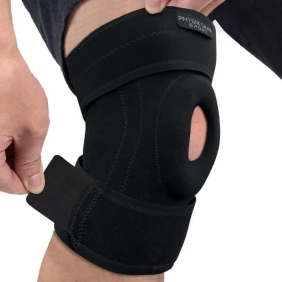 Physix Gear Knee Brace for Men and Women - Adjustable Patella Compression Knee Support for Arthritis, ACL and MCL, Meniscus Tea