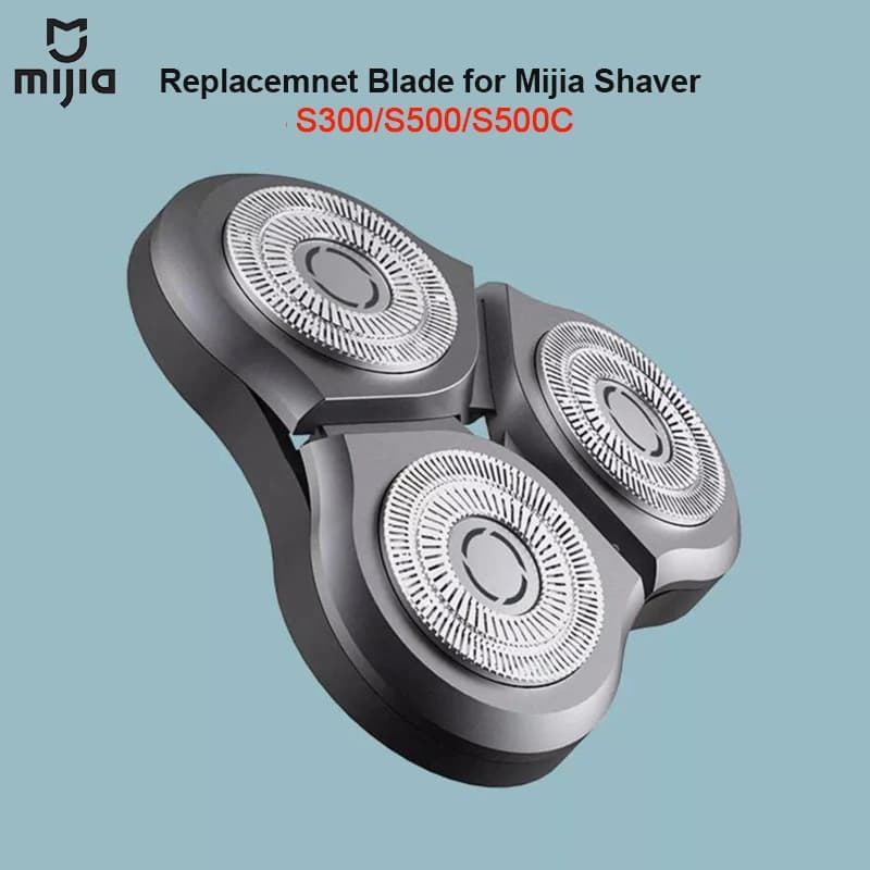 Original Mijia Replacement Blade Razor Head for Electric Shaver Mijia S300 S500 S500C Steel Blades Beard Trimmer Head