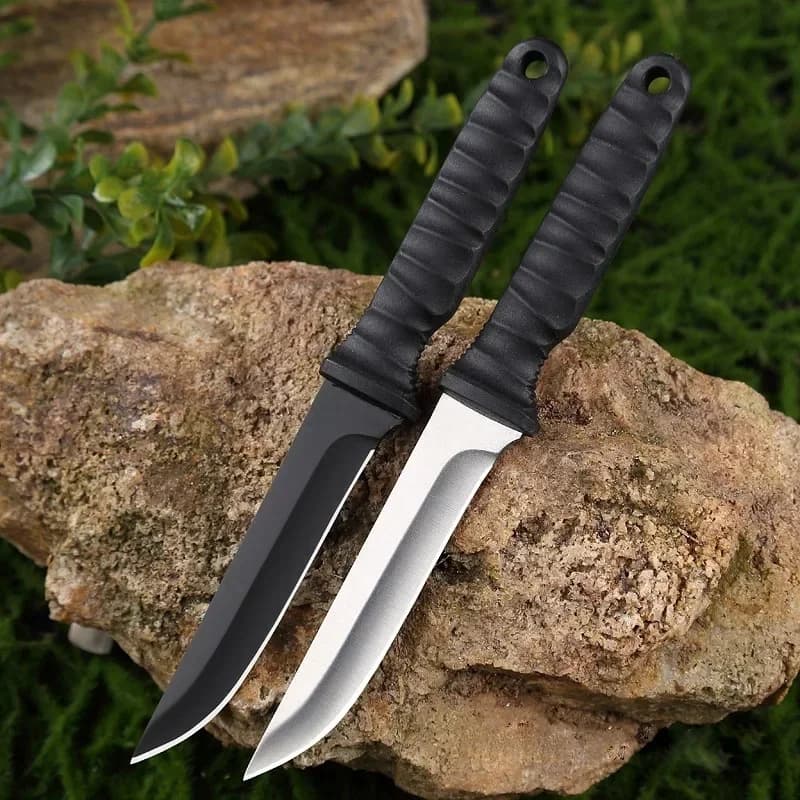 2026 New Outdoor Knife Knife for Self-Defense Outdoor Survival Knife Portable High Hardness Steel Mountaineering Knife