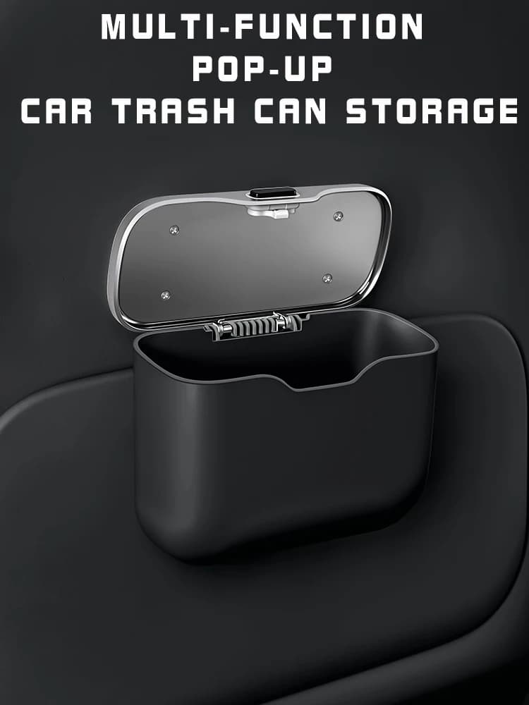Car Trash Can Storage Pop-up Multi-function Travel Waste Basket Cars Trucks SUV Vehicle Interior Accessories