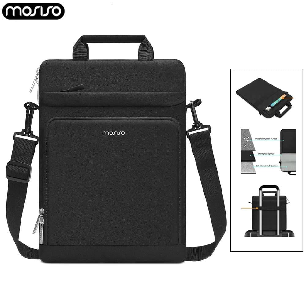 Nuova borsa a tracolla per Laptop per MacBook Pro 14 A2918 M3 A2992 2024 custodia verticale per Notebook per custodia da 13 pollici Mac Air Pro