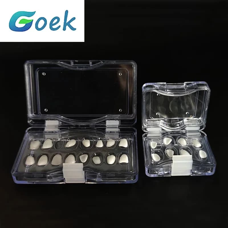 5 pcs tooth box for dentistry with film prosthesis box veneers aesthetic dentist storage materials for dental technicians tools