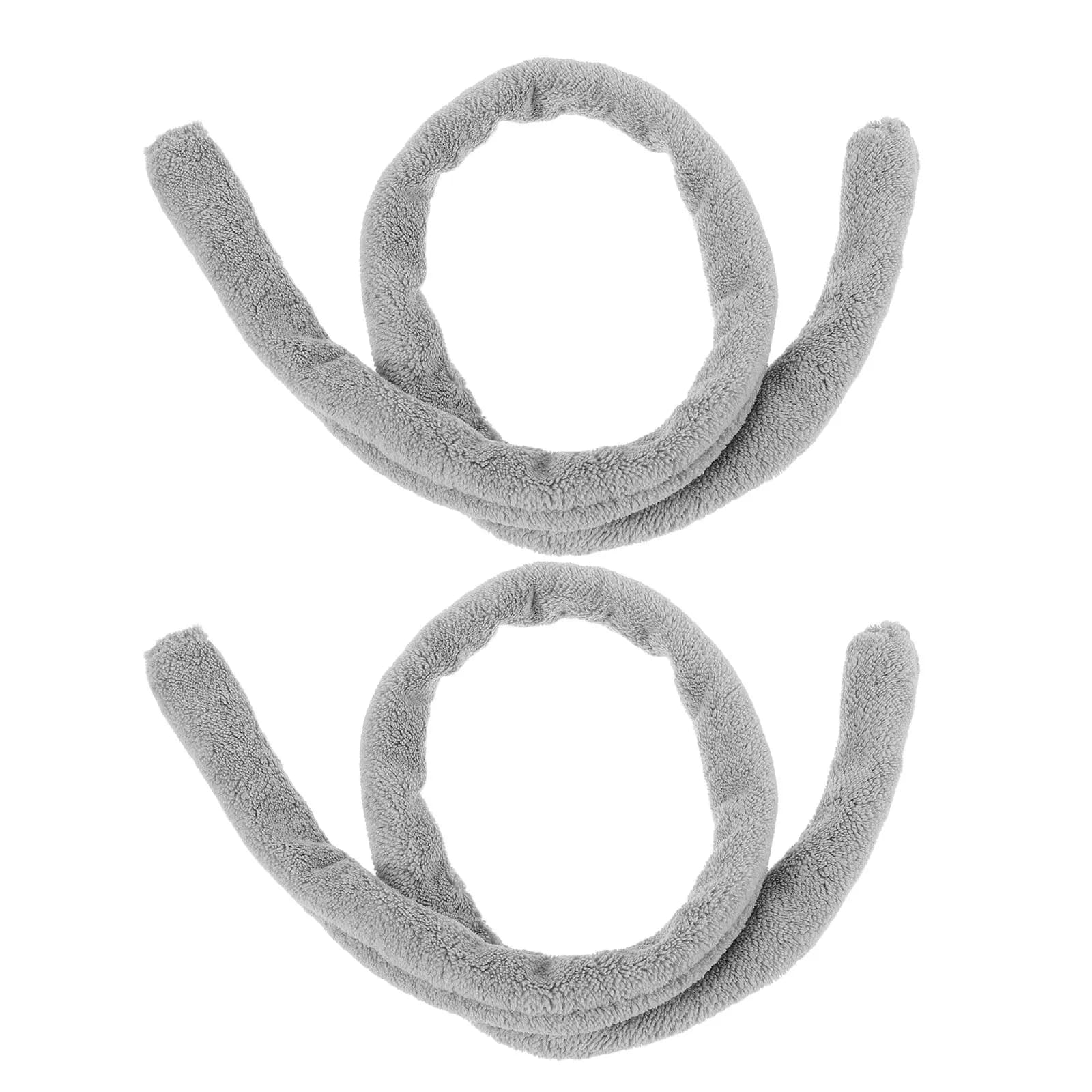 2 Pcs Trombone Cleaning Cloth Brass Instrument Maintenance Swab Coral Fleece Tool Clarinet Accessories for Absorbent Grey Brush