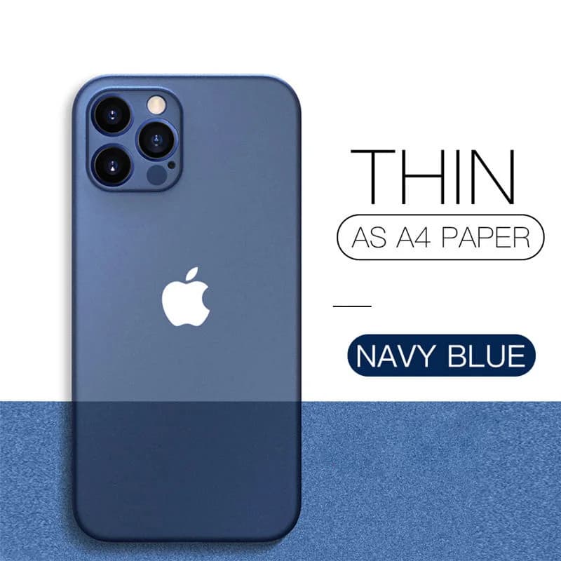 Cover sottili da 0,2 mm, custodie ultra sottili opache in PP per iPhone 11 12 13 14 15 16 17 Air Plus Pro Max Mini X Xr XsMax