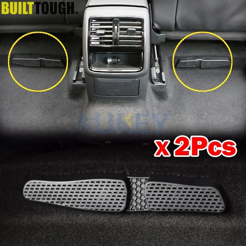 Accessori Per AUDI Q2 2017 2018 2019 Sedile Sedia Sotto Il Piede Aria Condizionata AC Riscaldatore Sfiato Uscita Stampaggio Copertura Kit Trim 2 Pezzi