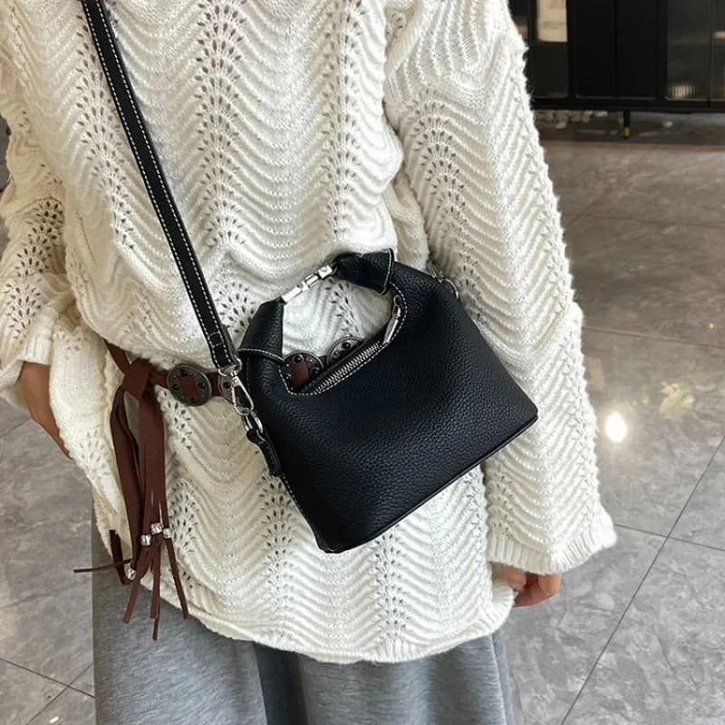 Borsa Tote di Lusso per Donna, Design Classico Parigino, Elegante Stile in Pelle, Borsa a Tracolla alla Moda per Signore