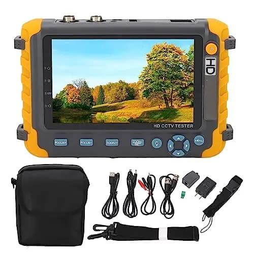 CCTV Camera Tester VGA Input AHD TVI CVI 8MP Support 800x480 Resolution for Security System Installers