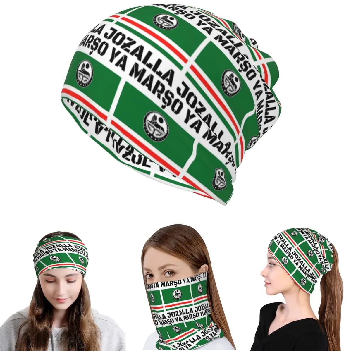 Bandana con bandiera di Marso Ya Jozalla Ichkeria, sciarpa magica, calda, per tutte le stagioni, unisex, per adulti
