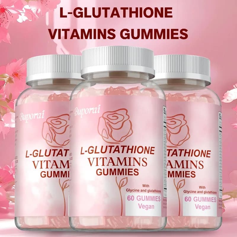 L-glutathione vitamin gumella: promotes healthy skin and youthful appearance Hydrolyzed collagen supplement