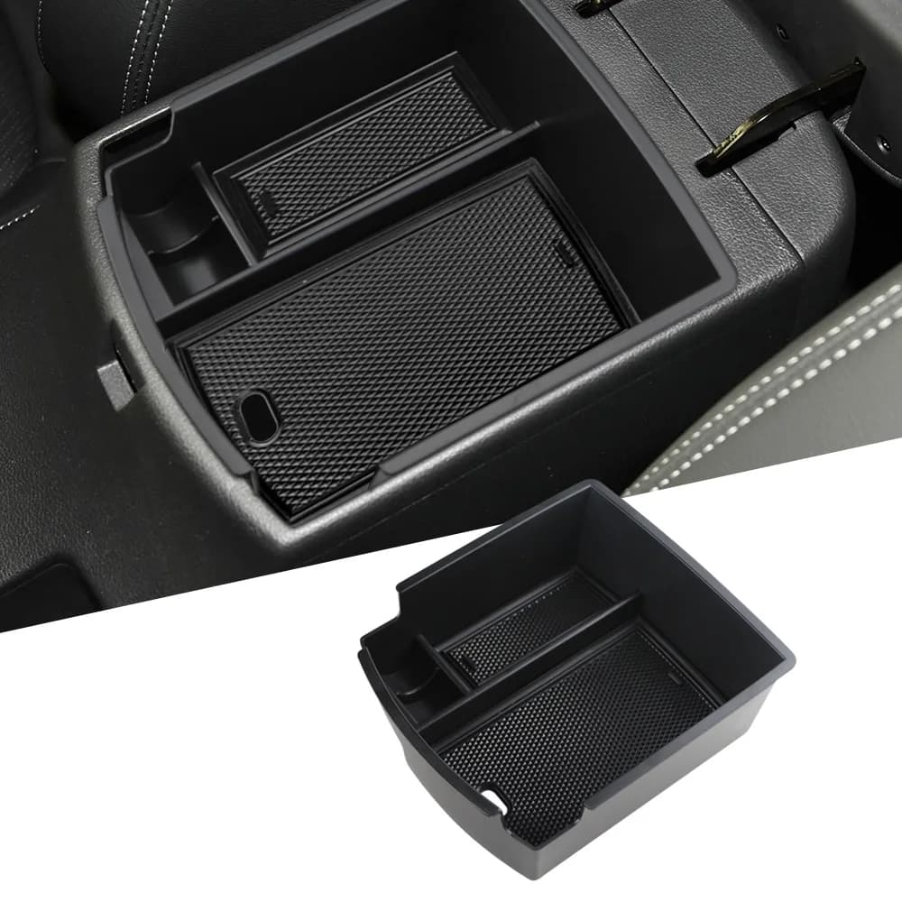Per Hyundai Kona Kauai 2017 - 2022 Bracciolo Scatola Vassoio di Immagazzinaggio Centro Console Supporto Piastra Organizzatore Accessori Interni