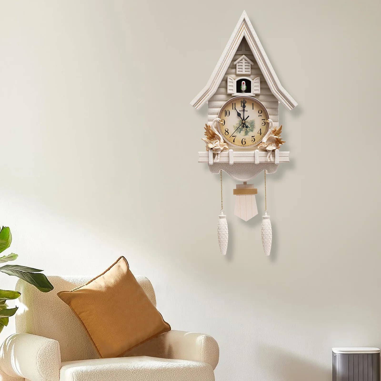 Watch from Modern and Creative Wall for Living, Metal Wall Clock, Durable and Great Invoice