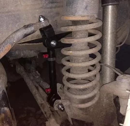 2.5-6 Collegamenti terminali di disconnessione più rapida Collegamenti barra antirollio Ascensore per Wrangler TJ Cherokee XJ 1984-2001 Comanche MJ e Grand Cherokee ZJ WJ
