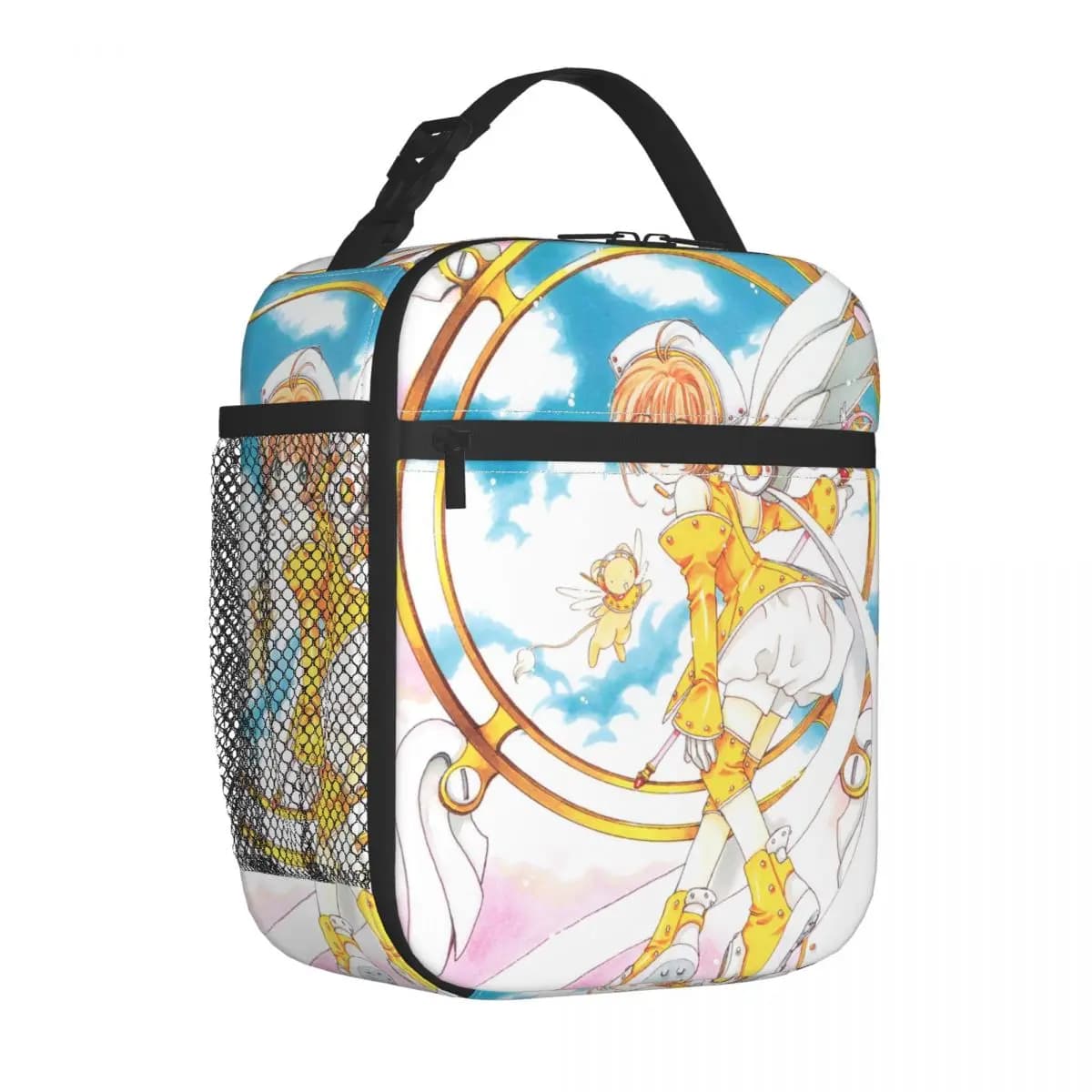 Anime Card Captor Sakura Borse per il pranzo isolate Contenitore per alimenti Contenitore per il pranzo termico portatile per il lavoro