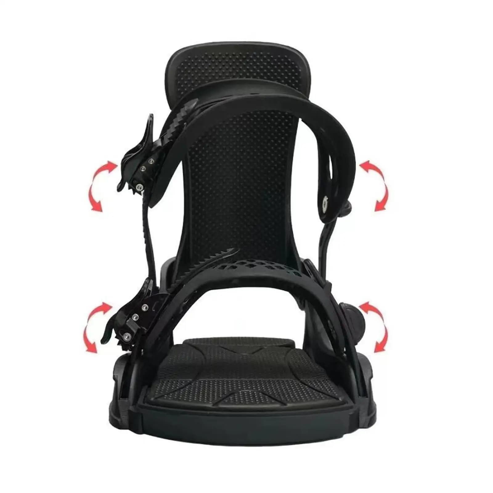 Attacchi per Snowboard Regolabili con Struttura 3D, Accessori per Sport Invernali e Sci