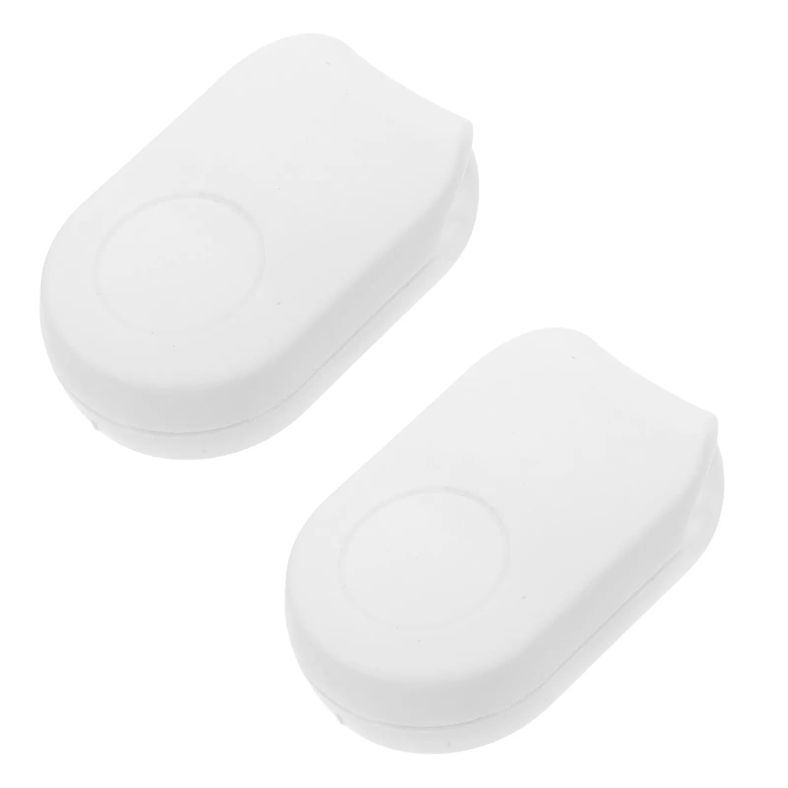 2 Pezzi Pesi per Tende da Finestra con Manici a Perline Bianche, Resistenti, per Esterni, con Base Appesantita per Resistenza al Vento, per Tende a Rullo e Tapparelle