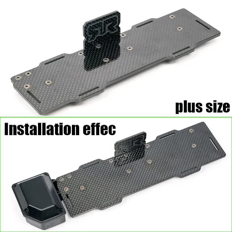 1/7 RC Carbon Fiber Simulation Enlarge Battery Compartment Battery Box for 1/7 ARRMA MOJAVE EXB FIRETEAM BIG ROCK RC Truck Car