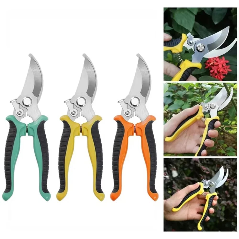 Stainless Steel Professional Gardening Shears Pruning Branches Fruit Trees Flowers Household Pruning Agriculture Tools Shears