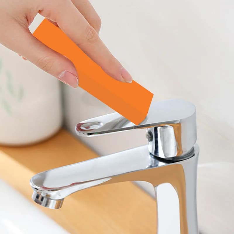 1 Pezzo Spazzola Rimuovi Calcare Facile in Gomma per la Pulizia Domestica di Cucina, Bagno e Vetri, Rimuovi Ruggine