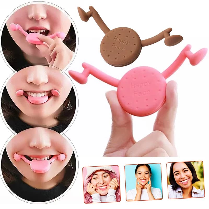 New Smile corrector, masseter training Lip trainer crooked, smile training V-face tool, Charming Smile Trainer -Silicone Face Li