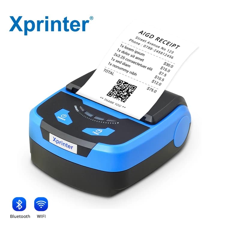 Stampante Termica Portatile Mini Wireless Bluetooth Xprinter XP-P810 80mm