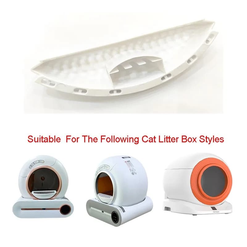 Toilette automatica per lettiera per gatti Sollevare la soglia per la lettiera automatica per gatti TONEPIE Riduce le perdite dell'urina