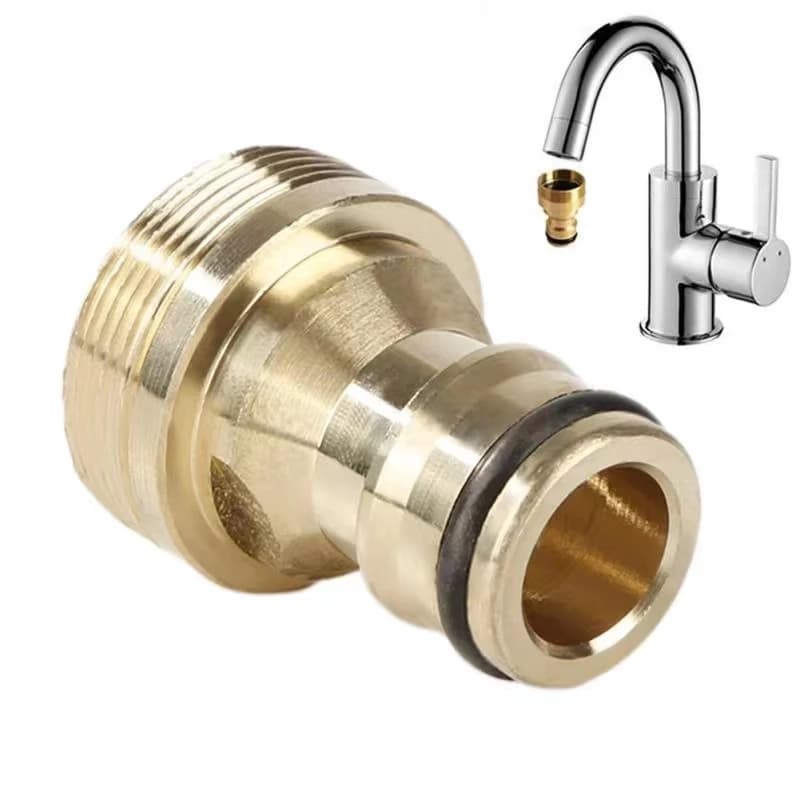 Universal Faucet Adapters for Kitchen Faucets Brass Faucet Connector Adapter for Flexible Hose Mixer Fitting for Washer Garden Irrigation Tools for Faucets