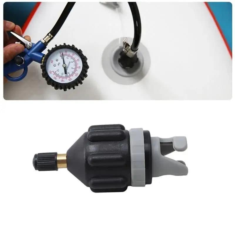 Paddle Canoe Kayak Air Valve Pump Compressor Converter For SUP Board Air Valve Adapter Inflatable Rowing Rubber Boat