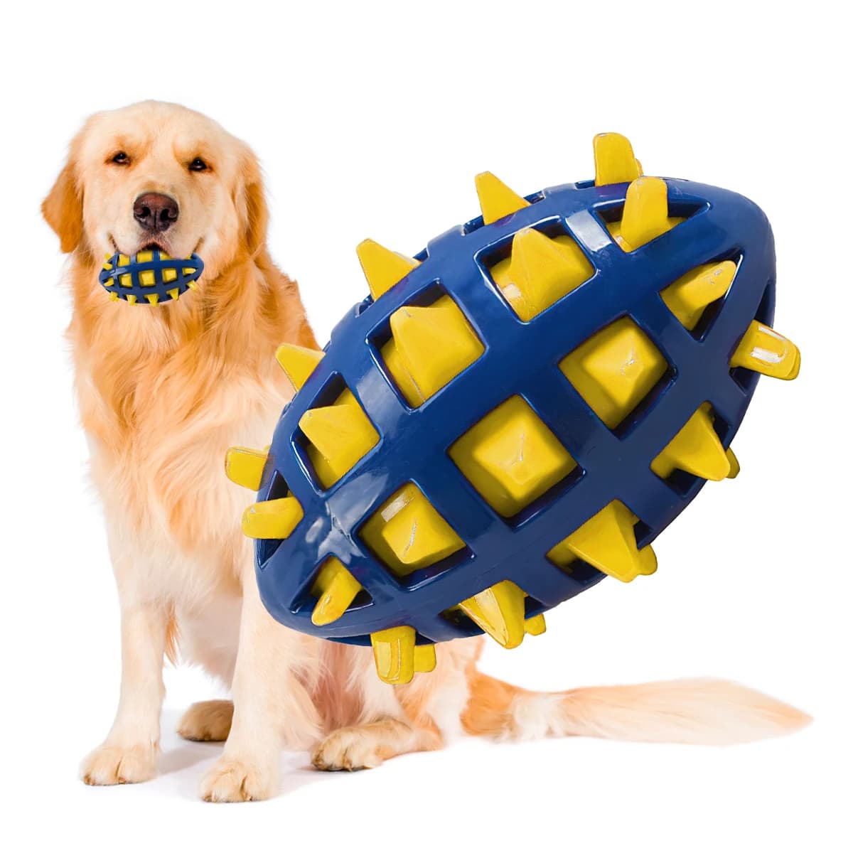 Squeaky Puppy Ball Toy gomma interattiva confortevole cane creativo Pet Ball per la pulizia della dentizione giocare Chewers tpr sound foot