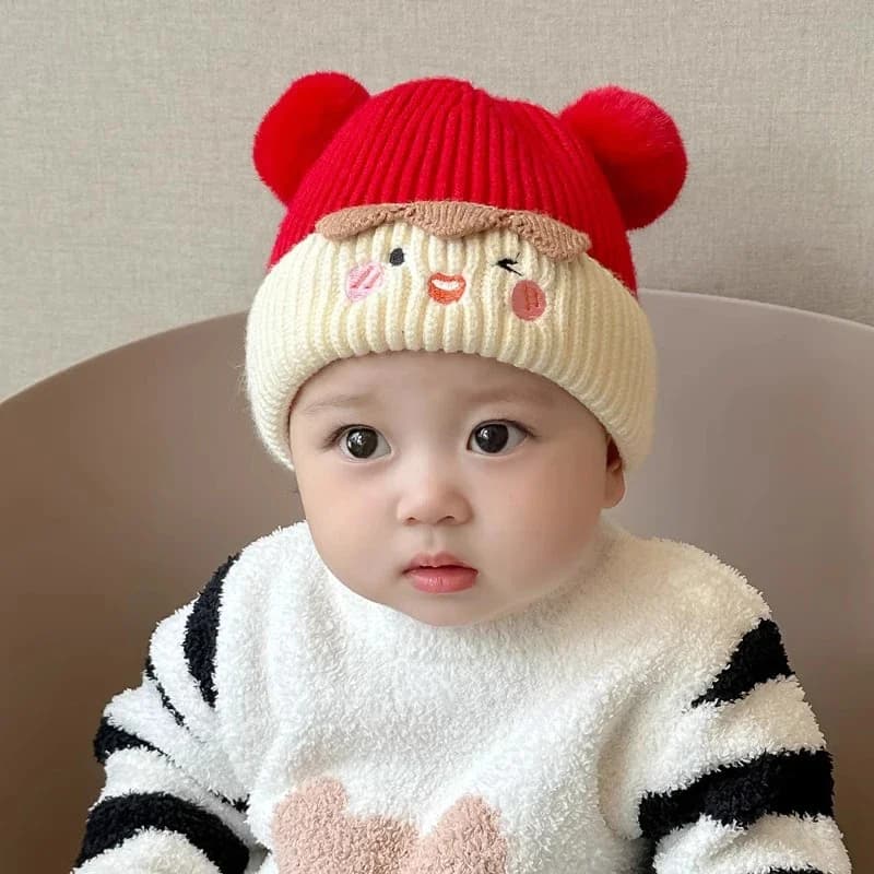 Cute Cartoon Animals Baby Hat Winter Thicken Warm Baby Boys Girls Ear Protection Cap Beanies Soft Toddler Kids Pullover Hats