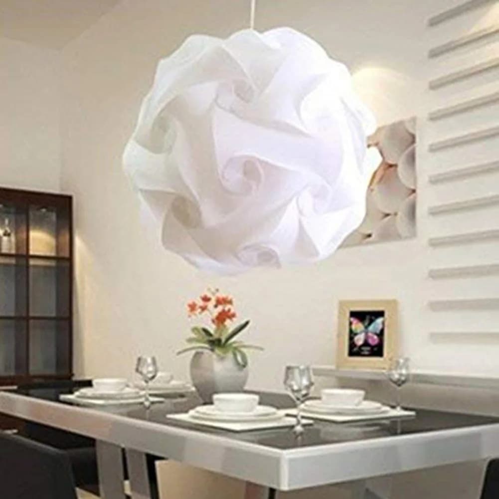 ZK20 Lampada a Sospensione Moderna Creativa IQ DIY, Paralume Decorativo Nordico, Lampadario Sospeso (autoinstallazione)