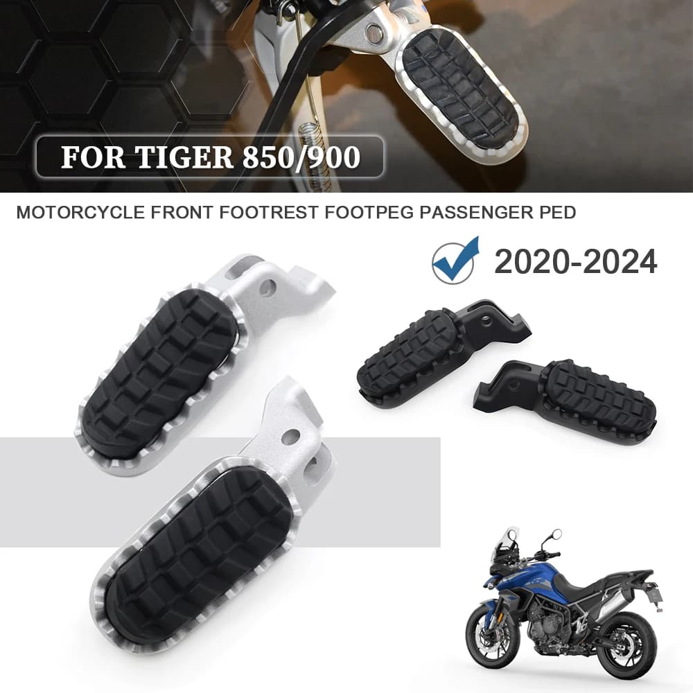 Poggiapiedi anteriore moto per TIGER 850 SPORT TIGER 900 GT GT PRO RALLY Tiger 1200 2020-2024 pedane pedali