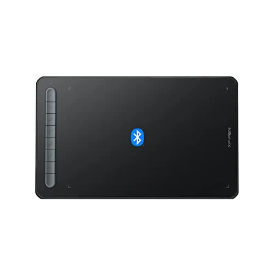 Tavoletta grafica XPPen Deco MW Bluetooth wireless per computer, stilo X3 senza batteria e 8 tasti di scelta rapida, compatibile