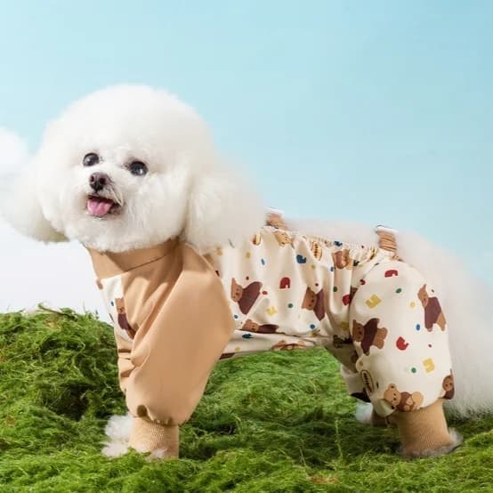 Impermeabile per cani – Impermeabile per cani di taglia media, impermeabile per cani con imbracatura, cappuccio antivento