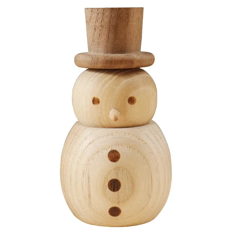 Diffusore di oli essenziali in legno modellabile con pupazzo di neve, legno diffuso di fragranze ecologiche per il sonno rinfrescante, 10 ml