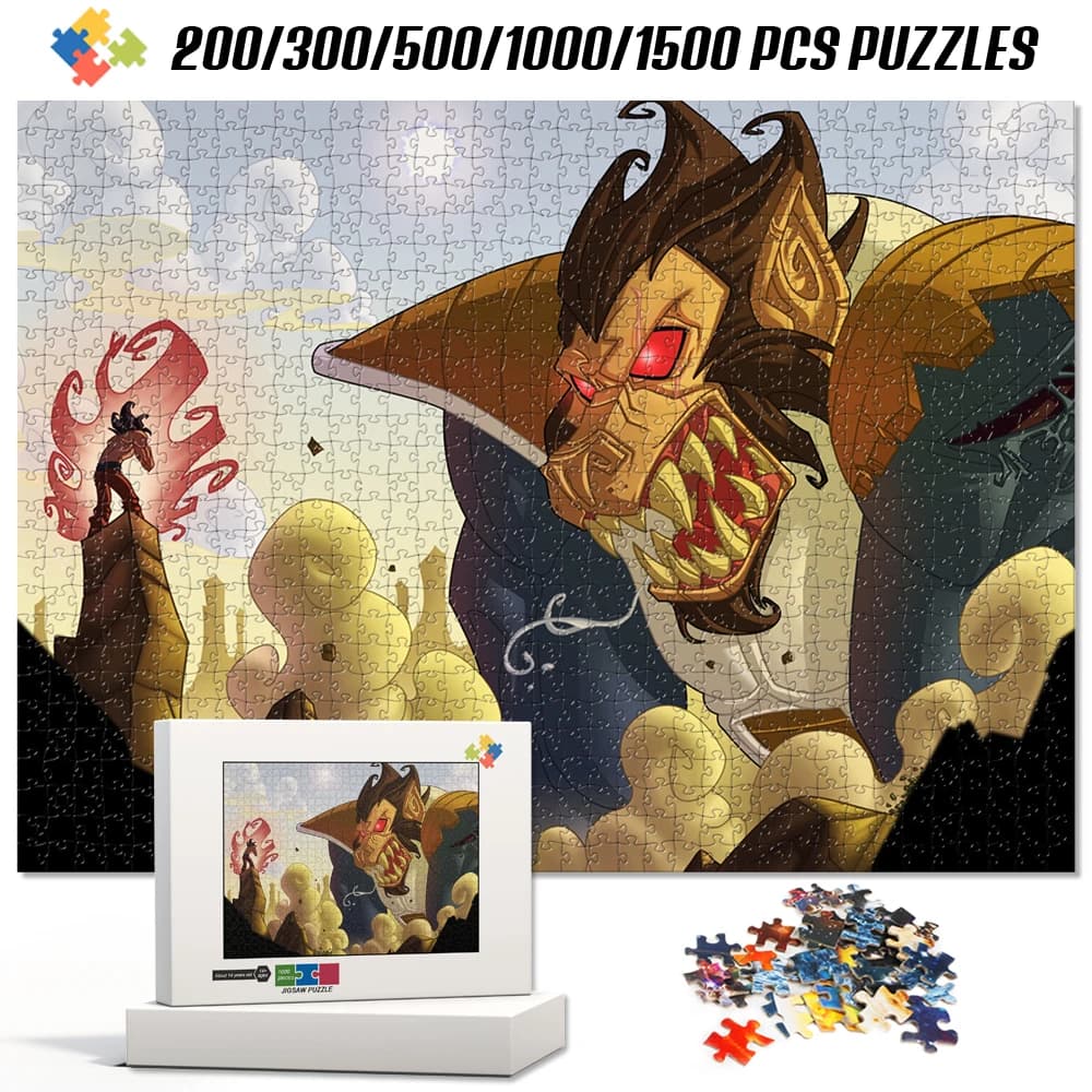 Dragon Ball Z Vegeta Great Ape Oozaru Jigsaw Puzzles Brain Teaser Puzzle for Adults Fun Montessori Educational Toys for Children