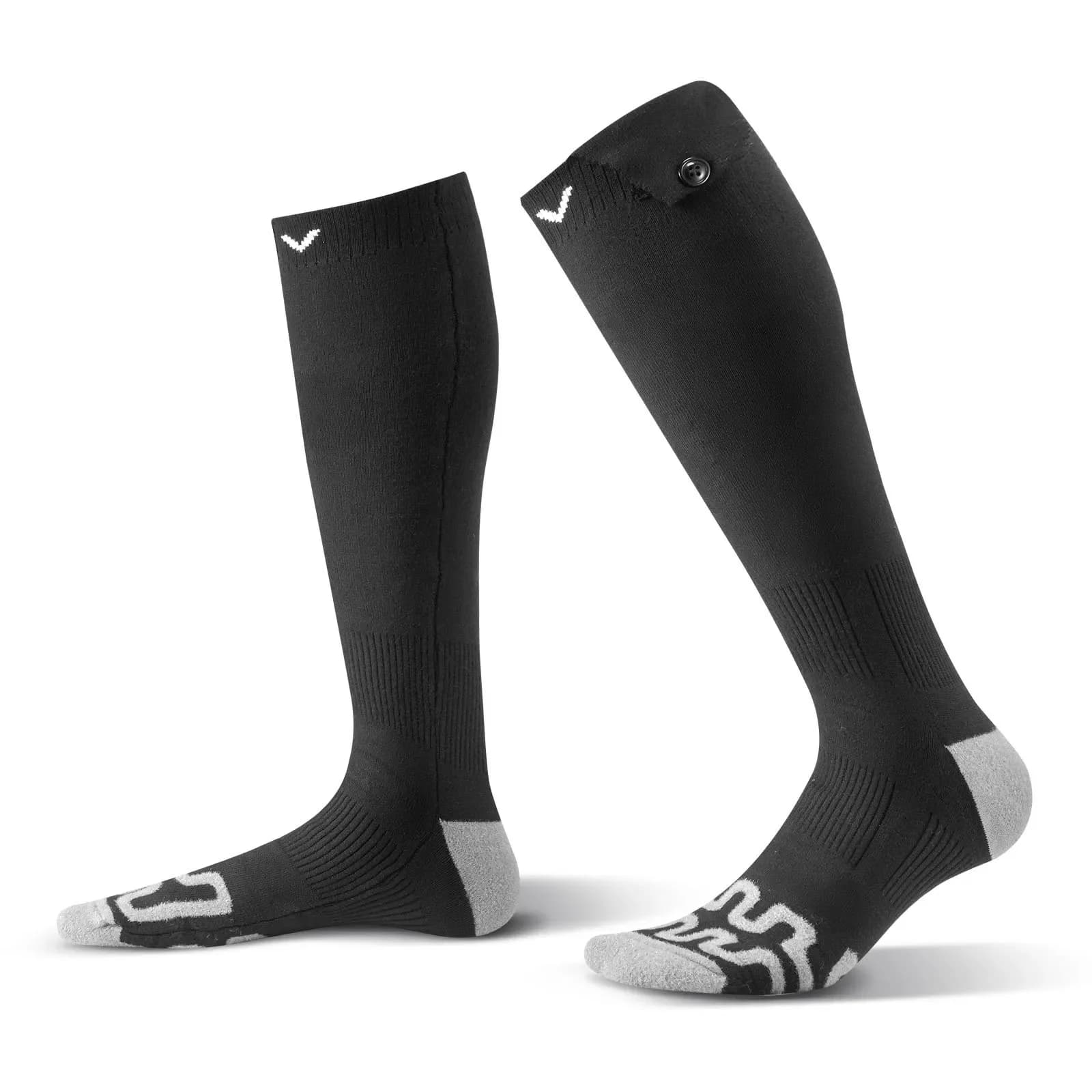 Comfortable 5000mAh rechargeable socks powered by battery with 4 heating levels Electric heated sock for man woman