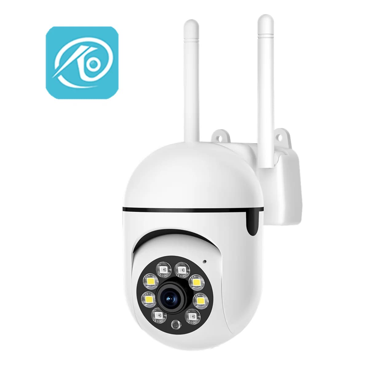 Telecamera IP PTZ Wireless a Colori 3MP 1296P con App O-Kam, Rilevamento del Movimento AI, Sicurezza Domestica, Monitor per Bambini