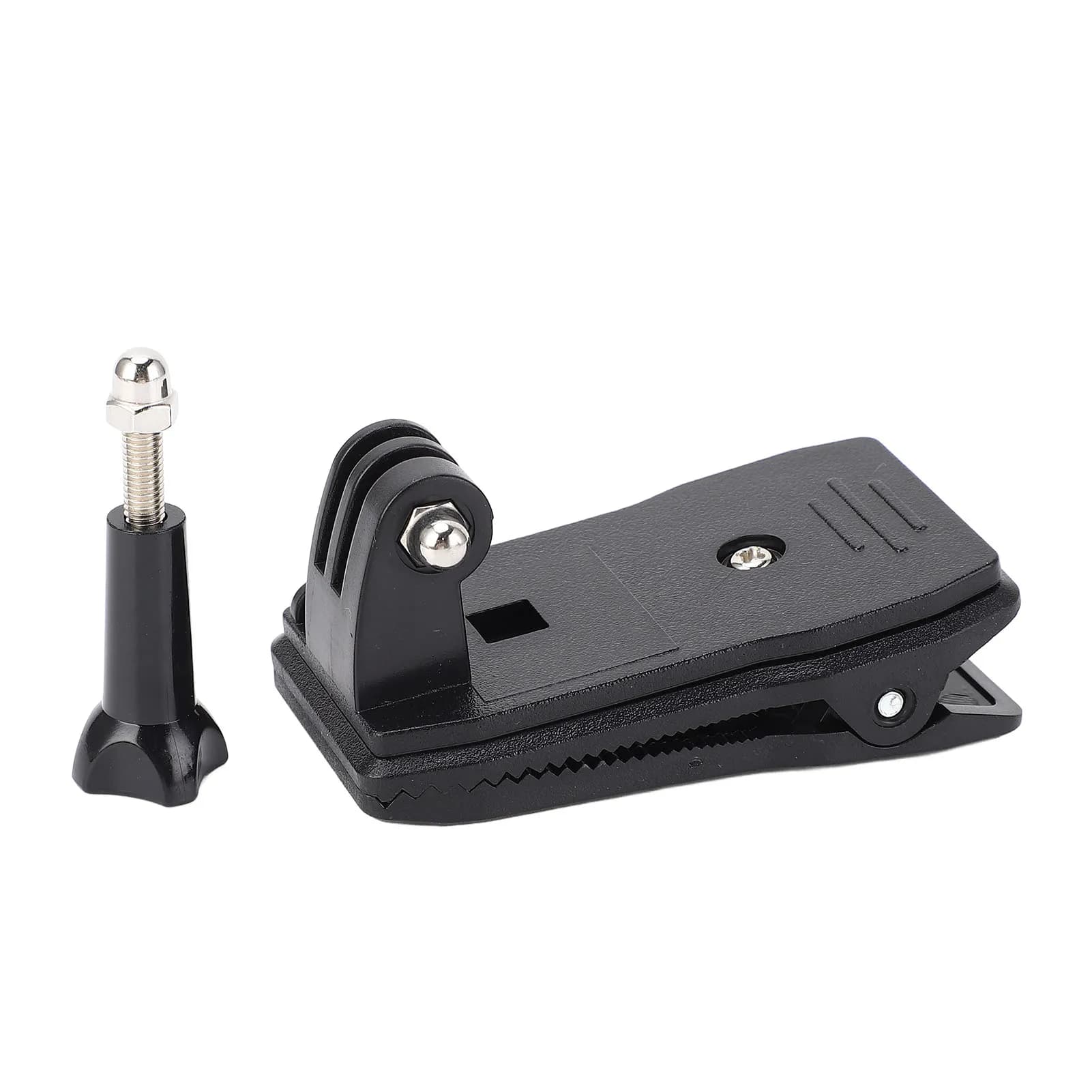 Supporto per zaino con morsetto per action camera, facile da usare, rotazione a 360 gradi, supporto per tracolla per zaino, antiscivolo per X4 GO3