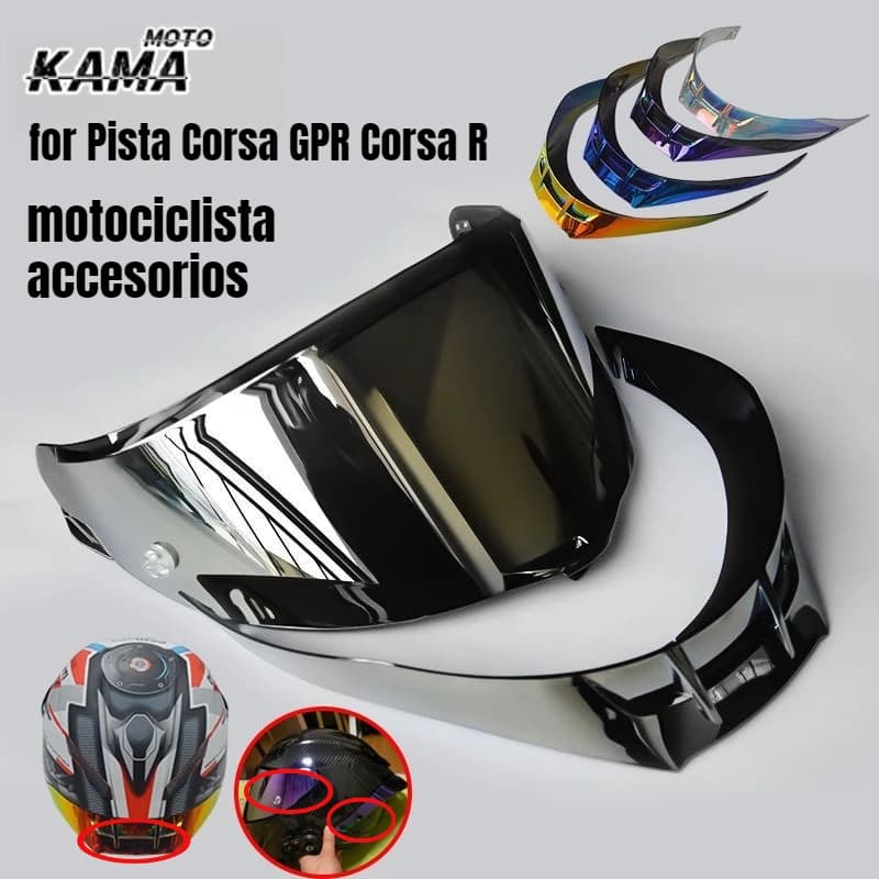 Casco Coda Spoiler per AGV Pista GP,Corsa GPR,Corsa R Capacetes Cascos Para Moto Accessori Moto Parti Casco Visiera Completa
