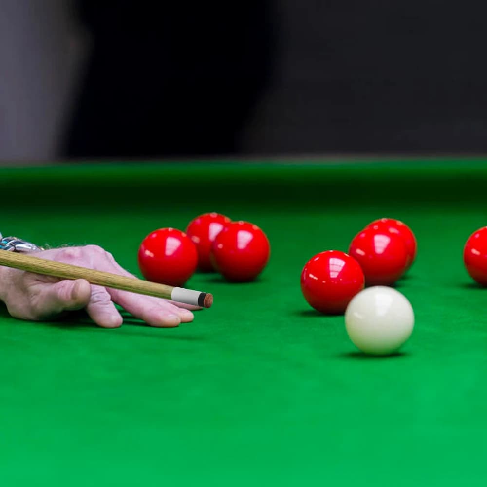 Pool Cue Tips Hard Plastic Cue Stick Ferrules Billiard Cue Head 12MM / 13MM Outer Diameter Hard Cue Tips Pool Cue Ferrules