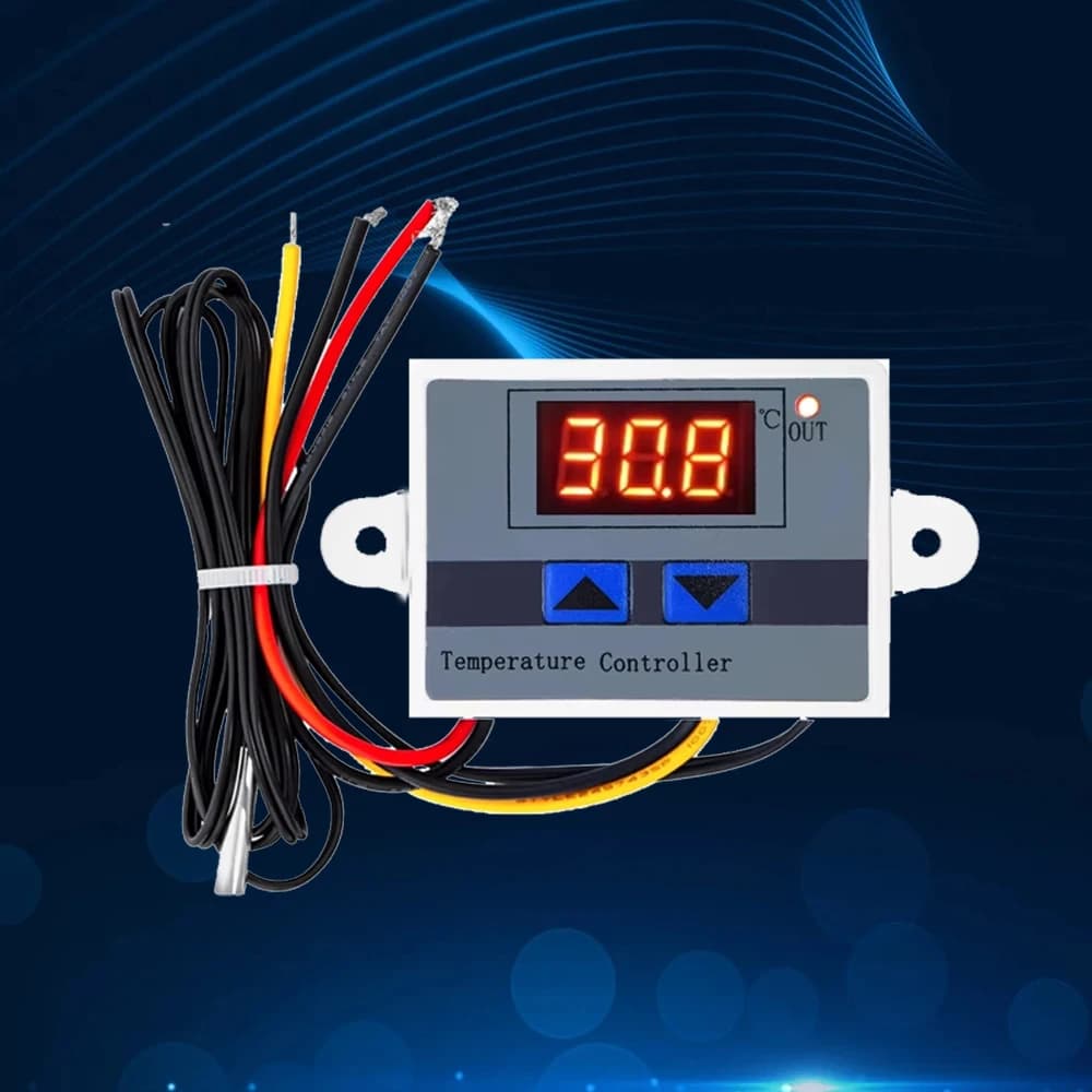 XH-W3001 Termostato Digitale 10A per Controllo Riscaldamento e Raffreddamento con Sensore NTC 12V 24V 220VAC