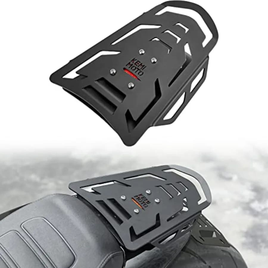 Portapacchi posteriore per moto compatibile con Sportster S RH1250 20212024 2025 Portapacchi per moto Portapacchi posteriore Nero f