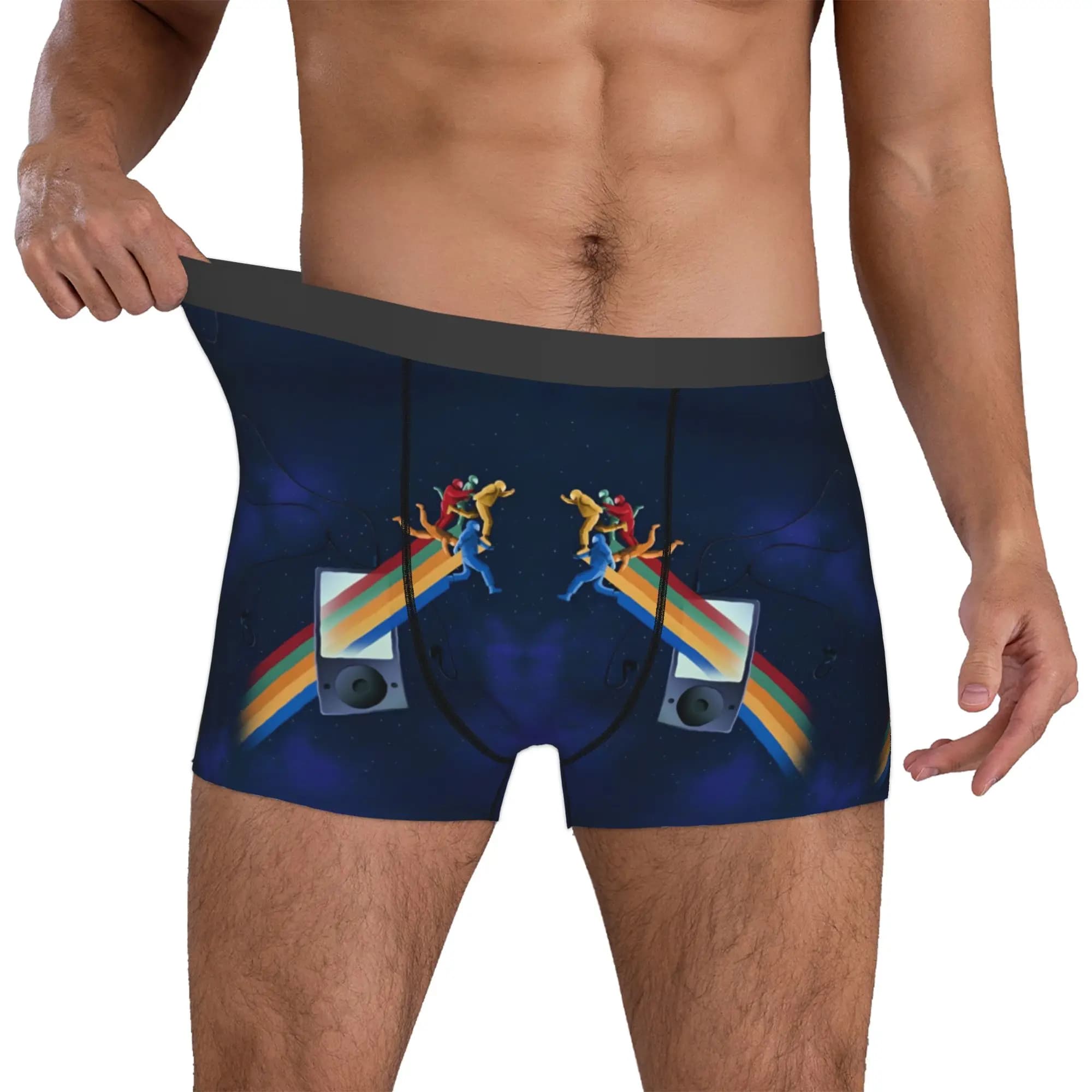 Custom G-Galaxys Boxer Shorts For Men 3D Print Superhero Underwear Panties Briefs Stretch Underpants