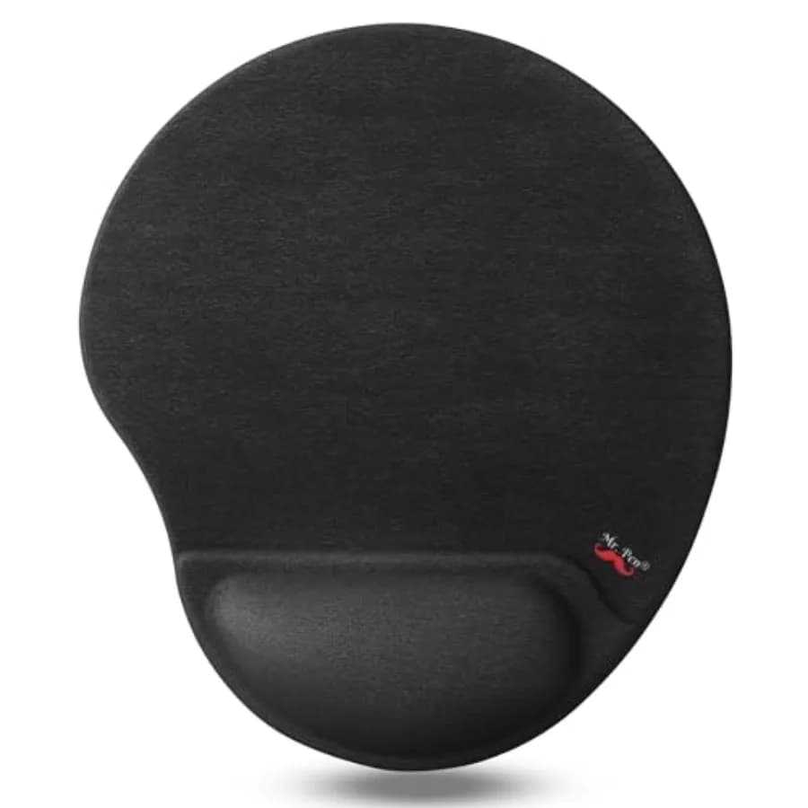 Tappetino per mouse con supporto per il polso, tappetino ergonomico, supporto in gel per il gaming